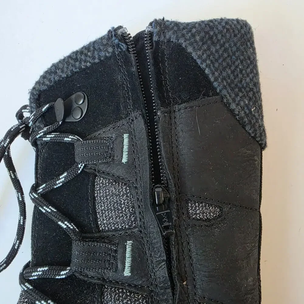 Merrell Boots Thermo Aurora 2 Womens Size 7 Tall Waterproof Black Vibram 400g